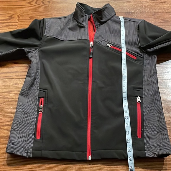 SNOZU youth boy’s performance jacket fleece lining snowboard mid weight L 14-16 - Picture 10 of 15